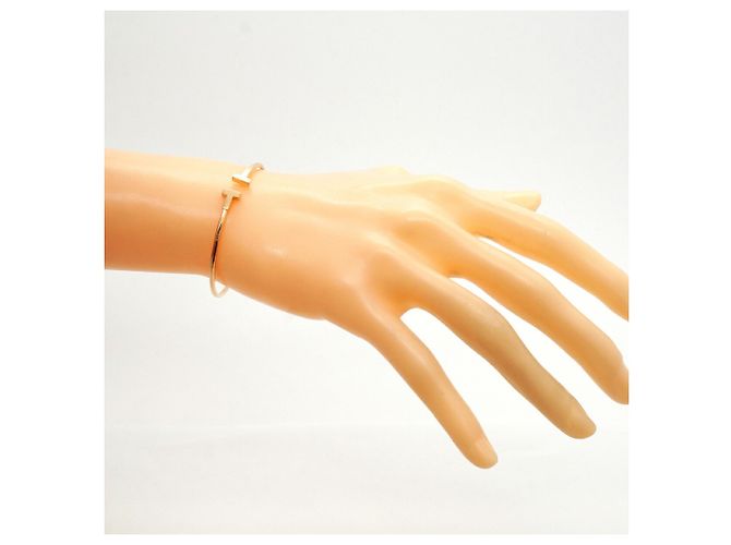 Autre Marque Bracelete Tiffany & Co. T-Wire em ouro rosa 18K - vista 6