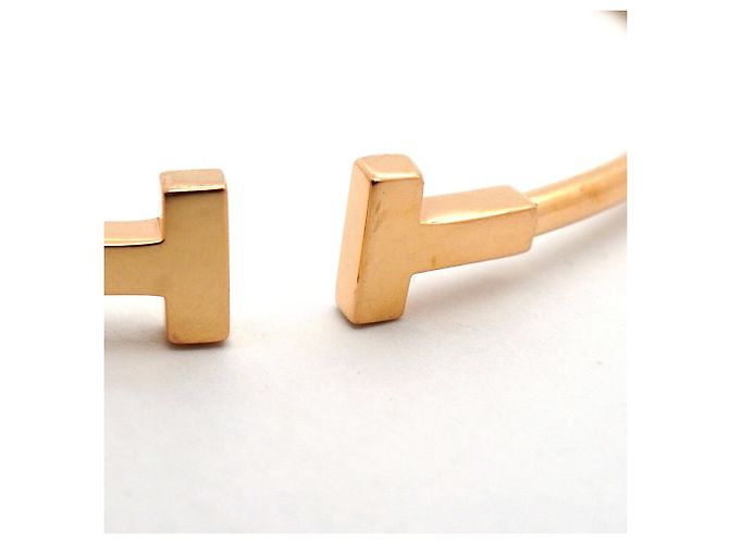 Autre Marque Bracelete Tiffany & Co. T-Wire em ouro rosa 18K - vista 8