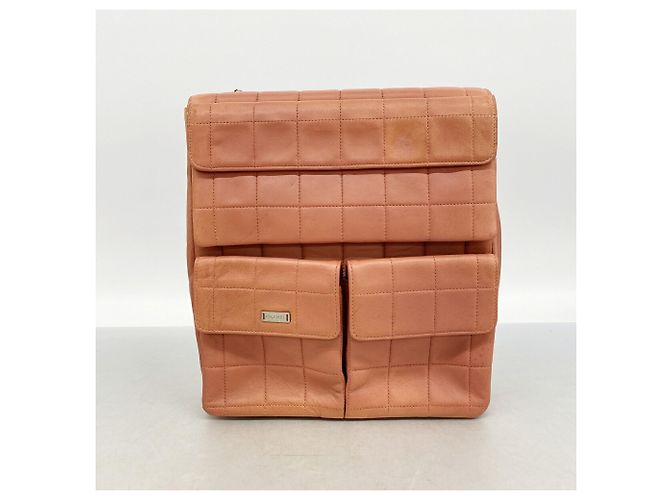 Bolsa de Ombro com Corrente Chanel Chocolate Bar Rosa - vista 12