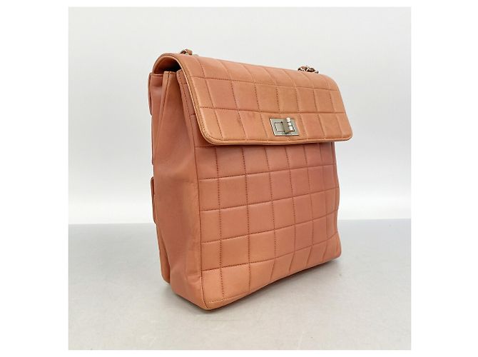 Bolsa de Ombro com Corrente Chanel Chocolate Bar Rosa - vista 2