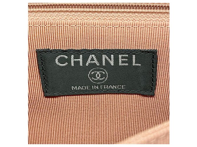 Bolsa de Ombro com Corrente Chanel Chocolate Bar Rosa - vista 5