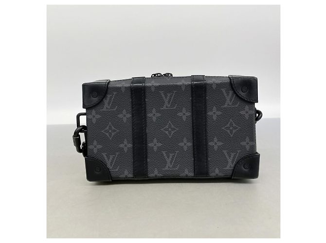 Louis Vuitton Monogram Eclipse Soft Trunk Wallet Shoulder Bag Noir - vue 9