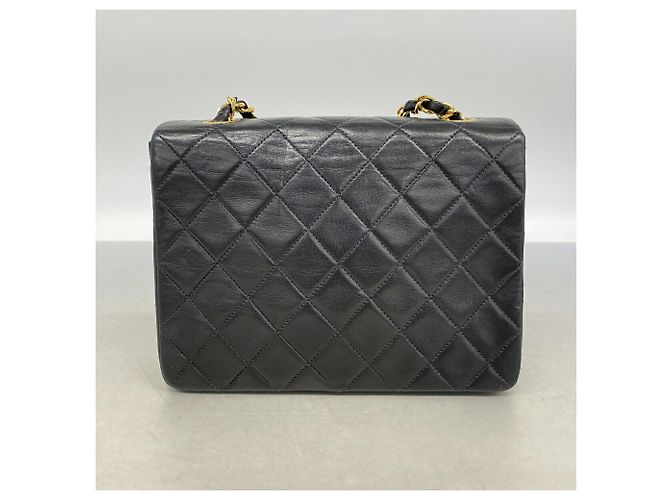 Borsa a tracolla Chanel Mini Matelassé con catena Nero - vista 11