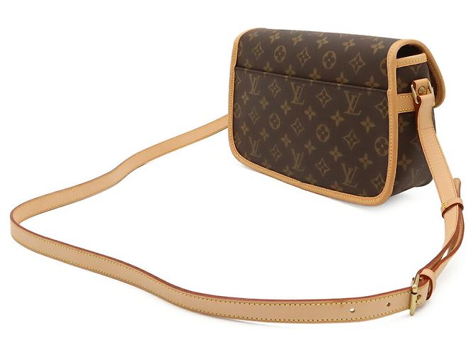 Bolsa de Ombro Louis Vuitton Monogram Sologne Marrom - vista 3