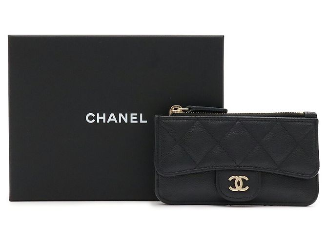 Monedero Chanel Matelassé Negro - vista 10
