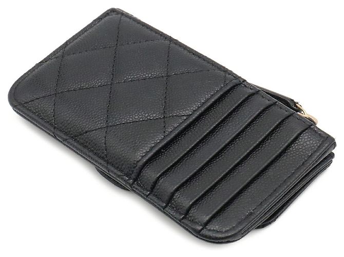 Monedero Chanel Matelassé Negro - vista 3