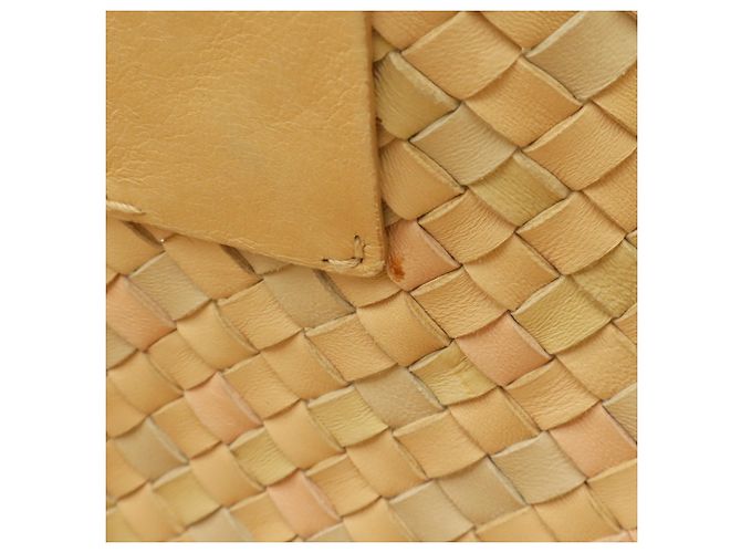 Borsa Tote Cabas MM Intrecciato Bottega Veneta Multicolore Beige - vista 8