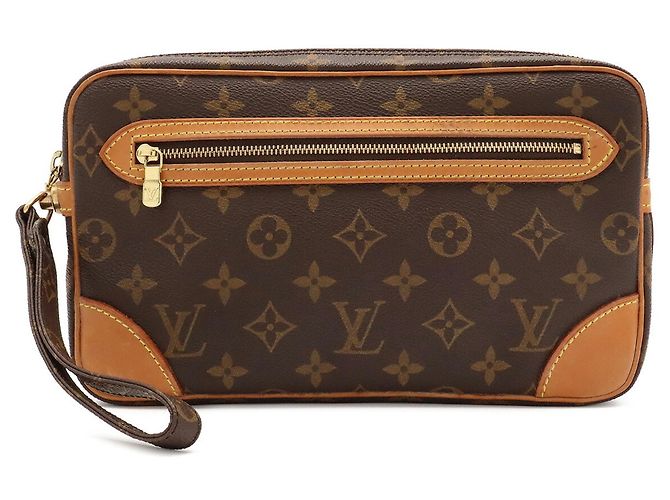 Borsa Louis Vuitton Monogram Marly Dragonne GM Marrone - vista 2