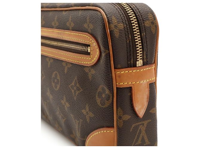 Borsa Louis Vuitton Monogram Marly Dragonne GM Marrone - vista 6