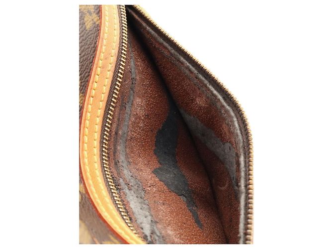 Borsa Louis Vuitton Monogram Marly Dragonne GM Marrone - vista 7