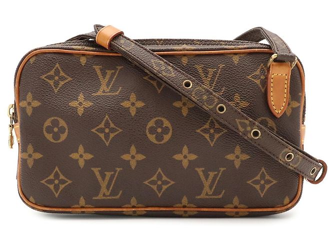 Borsa a tracolla Pochette Louis Vuitton Monogram Marly Bandoulière Marrone - vista 2