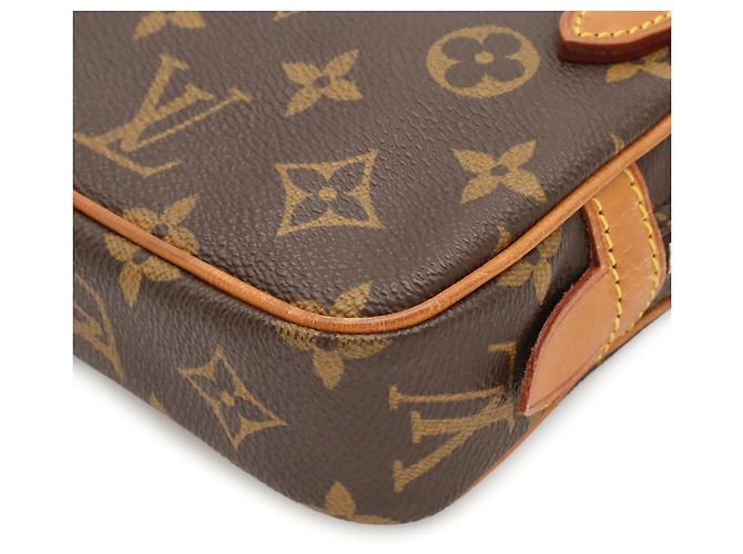 Borsa a tracolla Pochette Louis Vuitton Monogram Marly Bandoulière Marrone - vista 4