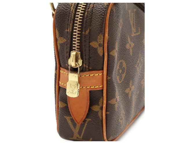 Borsa a tracolla Pochette Louis Vuitton Monogram Marly Bandoulière Marrone - vista 6
