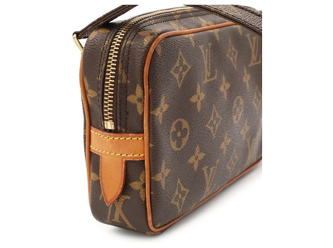 Borsa a tracolla Pochette Louis Vuitton Monogram Marly Bandoulière Marrone - vista 8