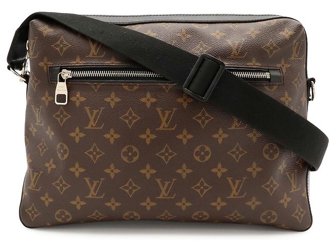 Louis Vuitton Monogram Macassar Torres Shoulder Bag Brown Black - view 2