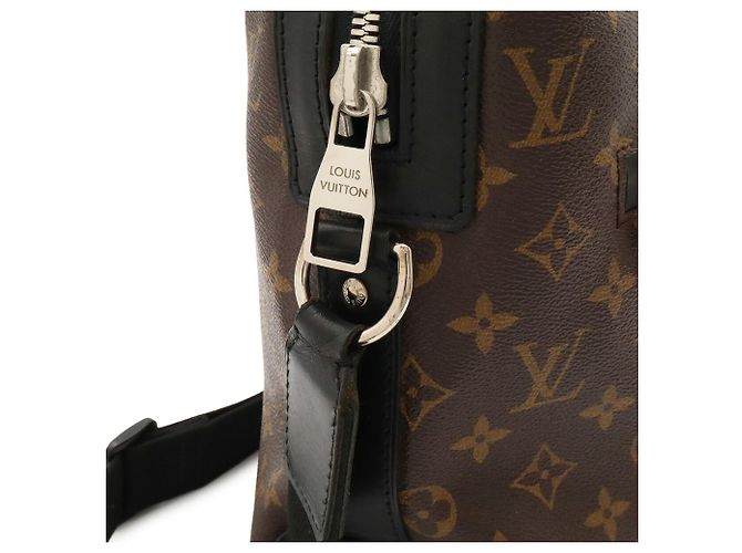Louis Vuitton Monogram Macassar Torres Shoulder Bag Brown Black - view 6