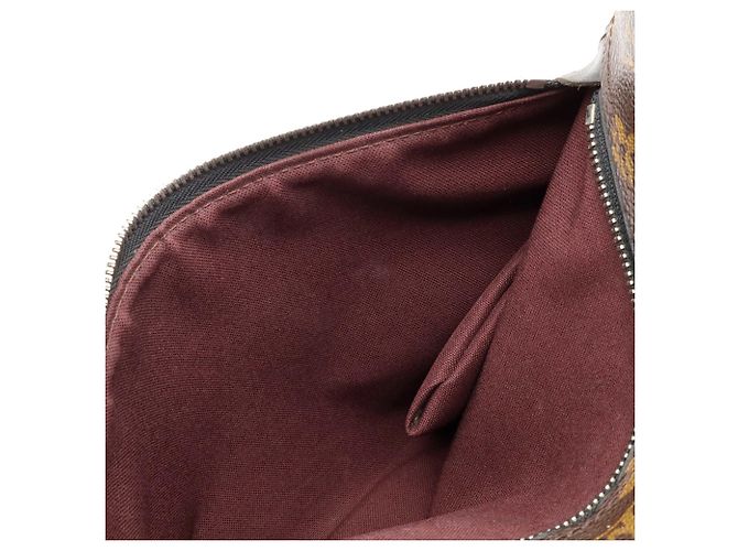 Louis Vuitton Monogram Macassar Torres Shoulder Bag Brown Black - view 8