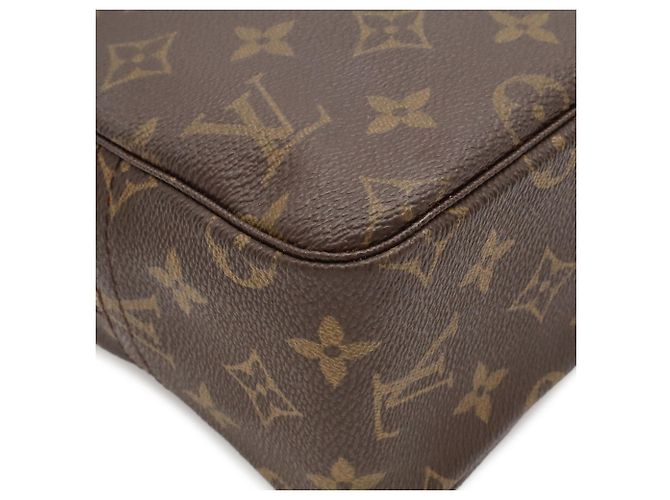 Louis Vuitton Monogram Trousse Toilette 28 Clutch Bag Marrone - vista 4