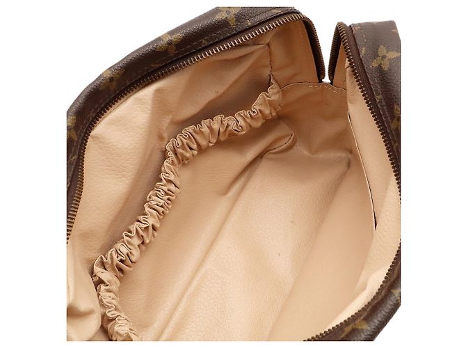 Louis Vuitton Monogram Trousse Toilette 28 Clutch Bag Marrone - vista 7