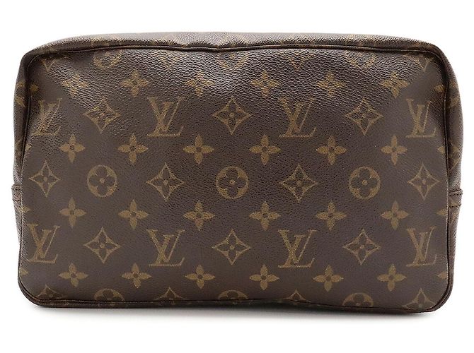 Louis Vuitton Monogram Trousse Toilette 28 Clutch Bag Marrone - vista 2