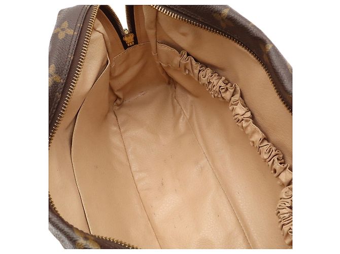 Louis Vuitton Monogram Trousse Toilette 28 Clutch Bag Marrone - vista 7