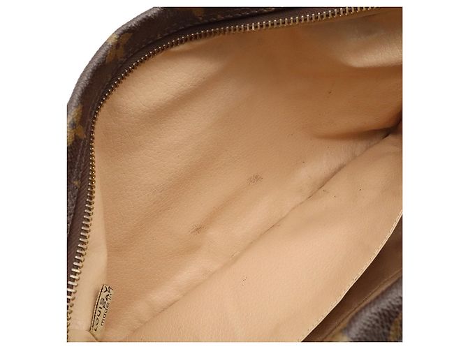 Louis Vuitton Monogram Trousse Toilette 28 Clutch Bag Marrone - vista 8