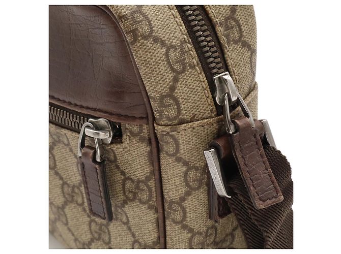 Borsa a tracolla/Pochette GUCCI GG Plus Beige Cachi Marrone scuro - vista 6