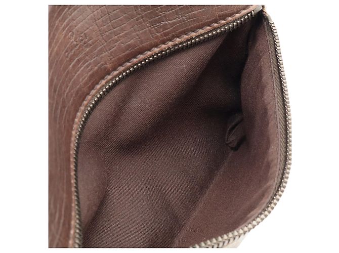 Borsa a tracolla/Pochette GUCCI GG Plus Beige Cachi Marrone scuro - vista 7