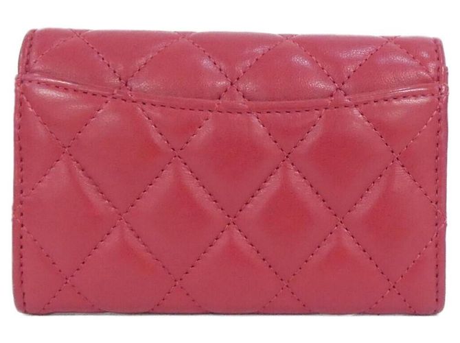 Chanel Timeless Classic Card Case Roja - vista 2