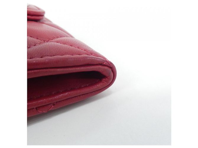Chanel Timeless Classic Card Case Roja - vista 4