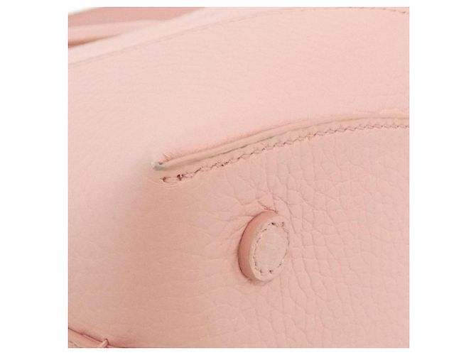 Autre Marque Borsa a mano in pelle rosa Tiffany - vista 3