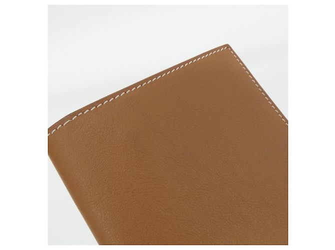 Hermès Carteira Longa Combinada Hermes Citizen Twill Marrom Dourado - vista 2