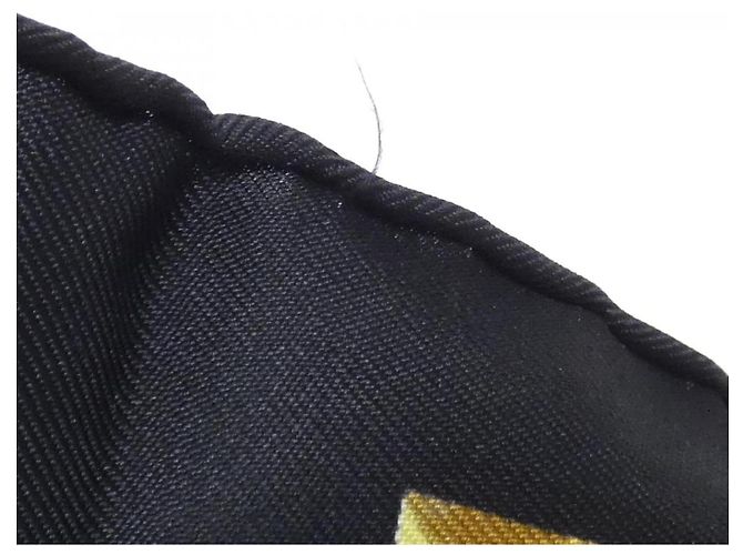 Hermès Pañuelo Hermes LES CLES Muffler Negro - vista 7