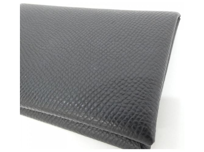 Hermès Porte-cartes Hermes Calvi Noir - vue 3