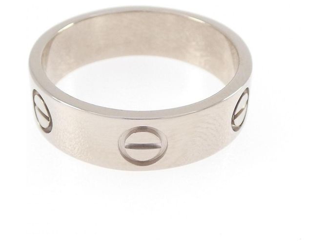 Anello Cartier Love in oro bianco - vista 2