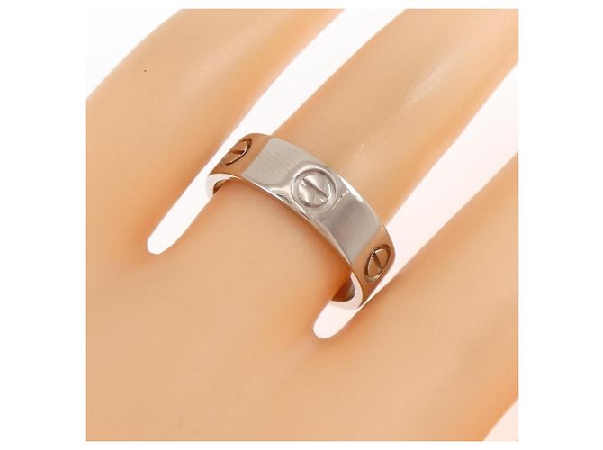 Anello Cartier Love in oro bianco - vista 4