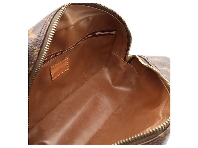 Louis Vuitton Monogram Trousse Toilette 25 Travel Pouch Clutch Bag Marrone - vista 8