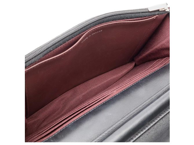 Timeless Bolsa de Ombro com Corrente Chanel Matelassé Coco Mark Wallet Preto - vista 9