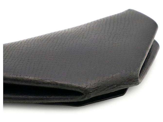 Hermès HERMES Le 24 Coin Case in Black Courchevel Leather - view 4