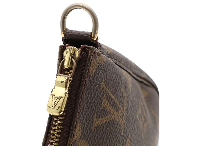 Louis Vuitton Monogram Pochette Accessoires Handbag Pouch Braun - Ansicht 6