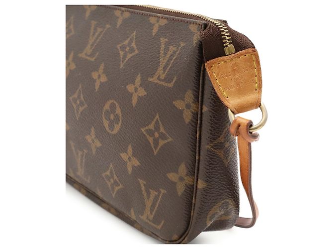 Louis Vuitton Monogram Pochette Accessoires Handbag Pouch Braun - Ansicht 8