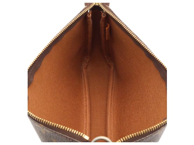 Louis Vuitton Monogram Pochette Accessoires Handbag Pouch Braun - Ansicht 9
