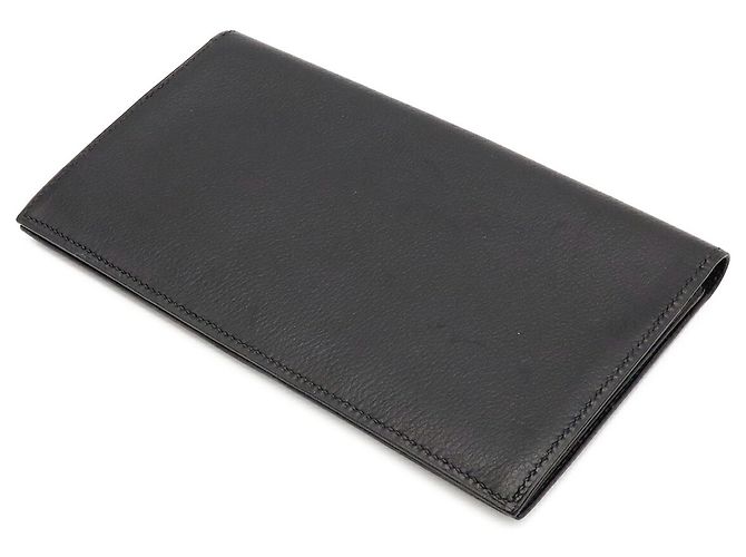 Hermès Carteira longa bi-fold Hermes MC2 Fleming Preto - vista 3