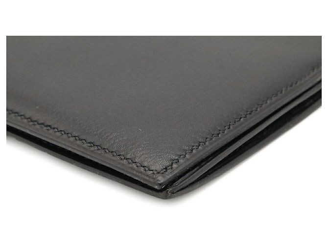 Hermès Carteira longa bi-fold Hermes MC2 Fleming Preto - vista 4