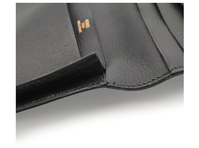 Hermès Carteira longa bi-fold Hermes MC2 Fleming Preto - vista 6