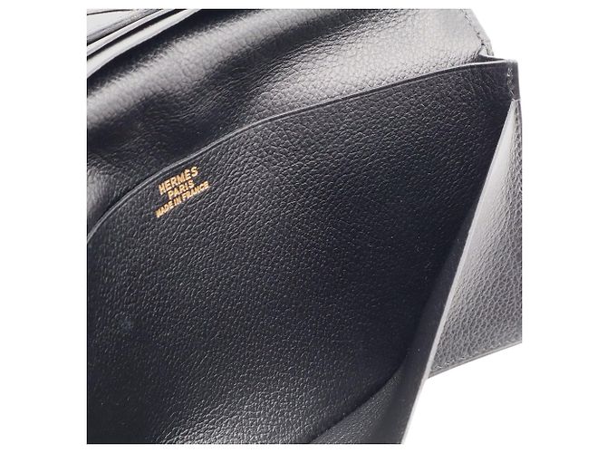 Hermès Carteira longa bi-fold Hermes MC2 Fleming Preto - vista 7