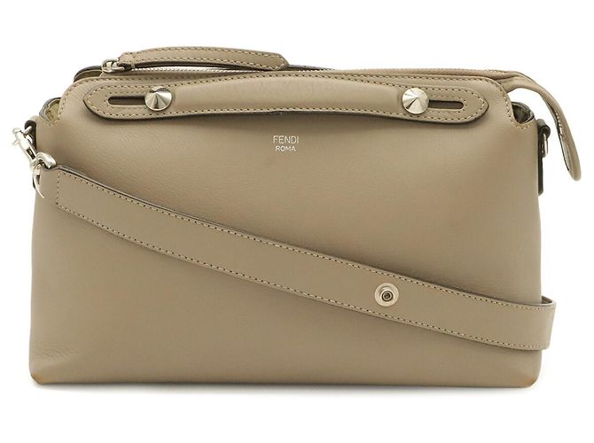 Borsa Fendi By The Way Medium Beige Sabbia - vista 2