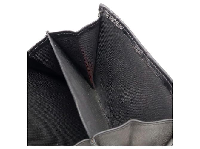 Cartera bi-fold Chanel Matelassé Coco Mark Negro - vista 10