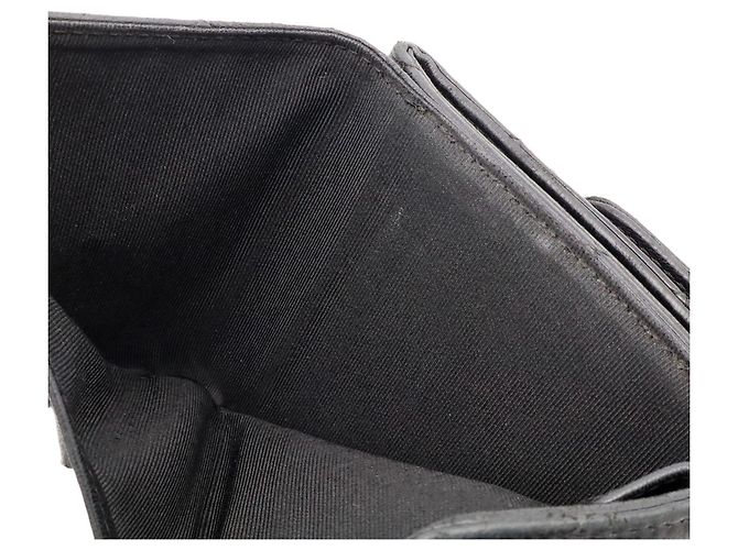 Cartera bi-fold Chanel Matelassé Coco Mark Negro - vista 7