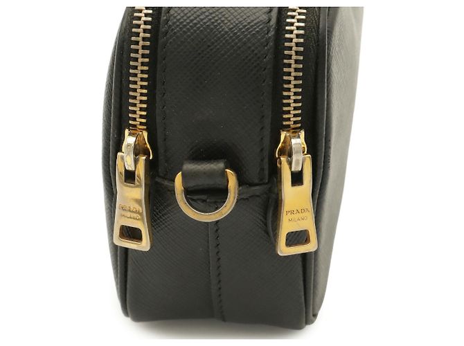Prada Black Leather Shoulder Bag - view 6